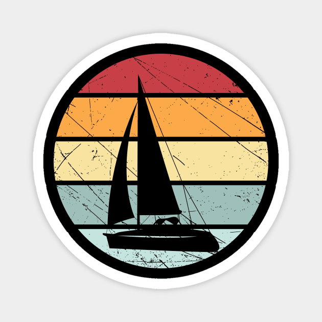 Sailing retro Magnet by Franja