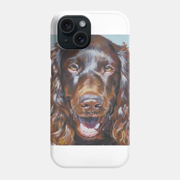 Boykin Spaniel Fine Art Painting Phone Case by LASHEPARD