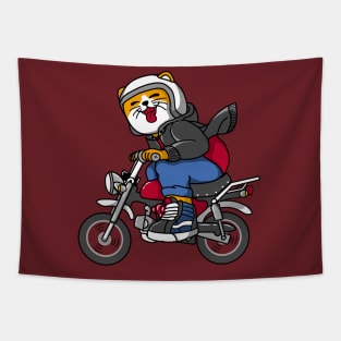 Riding minimoto Tapestry