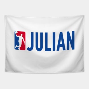 Julian NBA Basketball Custom Player Your Name T-Shirt Tapestry