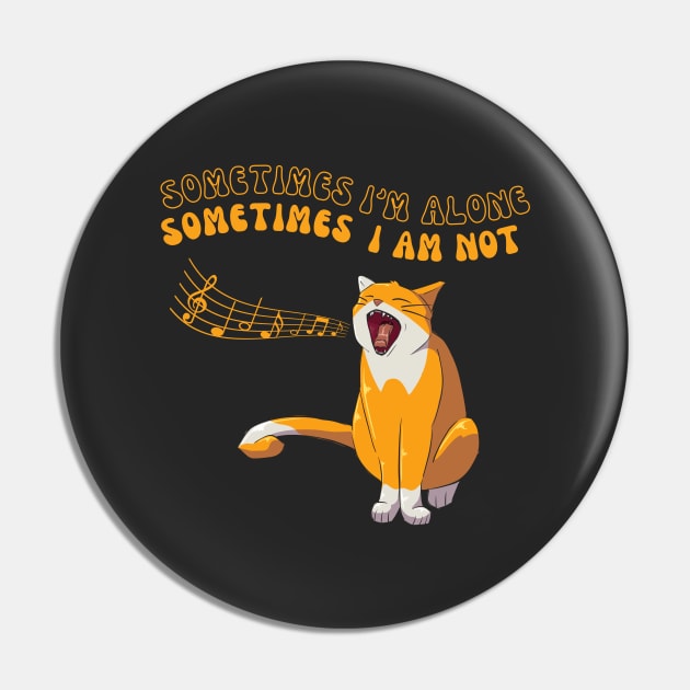 Sometimes I'm Alone (Lonely Cat) Pin by lufiassaiful