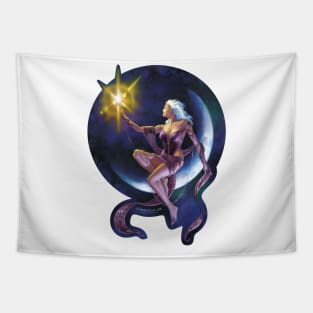 La Femme de la Lune Die Cut Tapestry