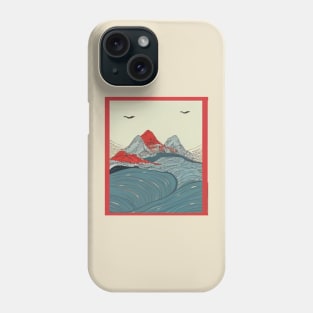 JAPANESE WOODBLOCK PRINT Phone Case