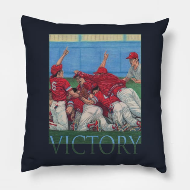 Baseball Victory Pillow by buddysbane