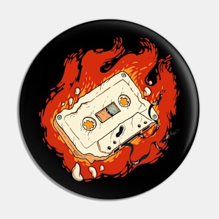 Burning Cassette Pin