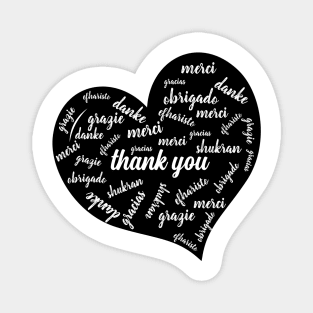 A heart full of thank yous Magnet