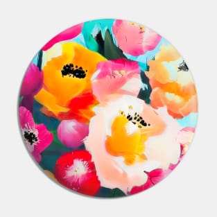 Spring Flowers Pin