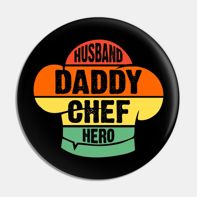 Husband Daddy Chef Hero Pin by SimonL