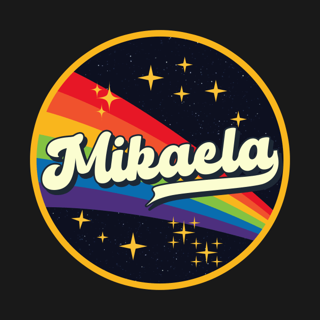 Mikaela // Rainbow In Space Vintage Style by LMW Art