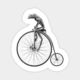 Cool Funny Animal Frog Sport Cycling Magnet