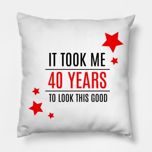 40 years Pillow