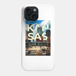 Kansas Travel poster Phone Case