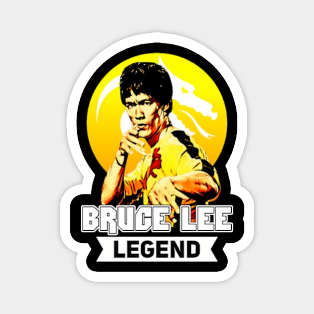 Movie Bruce Jeet Kune Do Bruce Dragon Legend Magnet by Garmentcrooks