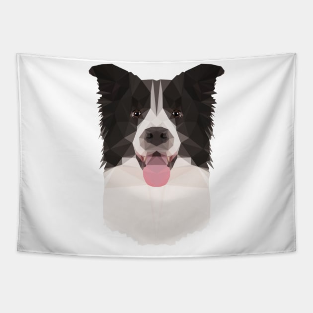 Border Collie Tapestry by arlingjd