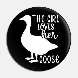 The Girl Loves Her Goose Pin