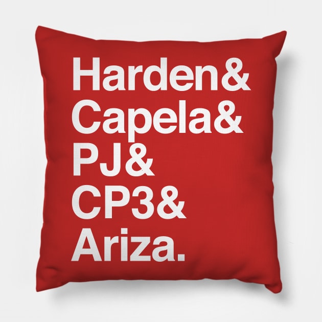 Rockets Jetset Pillow by huckblade