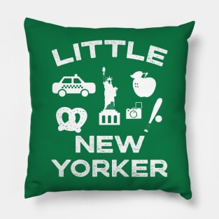 Little New Yorker, New York Kids, New York Children Pillow