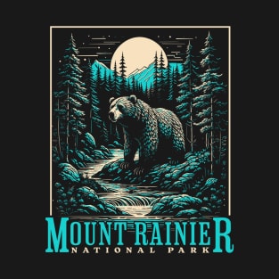 Mount Rainier US National Park Washington Hiking Camping T-Shirt