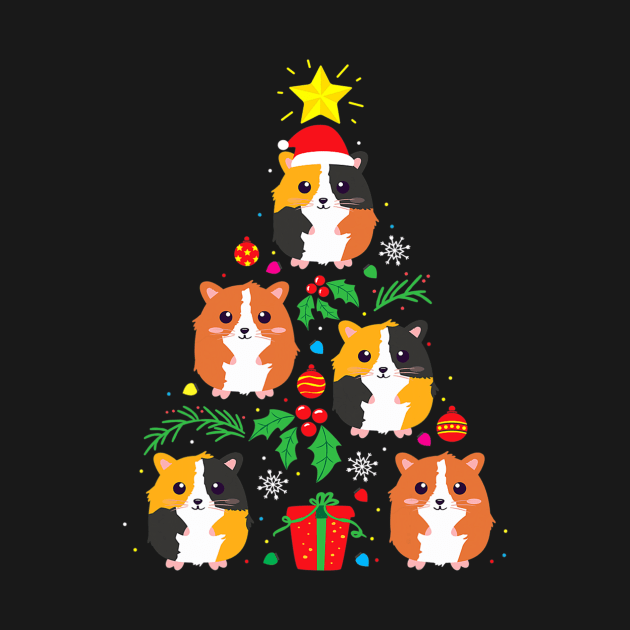 Funny Guinea Pig Lover Christmas Tree by eldridgejacqueline