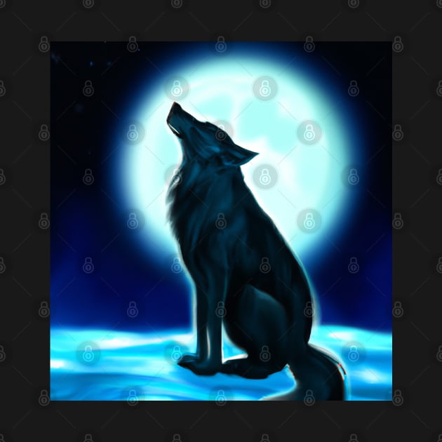 Wolf moon by Asirihouse