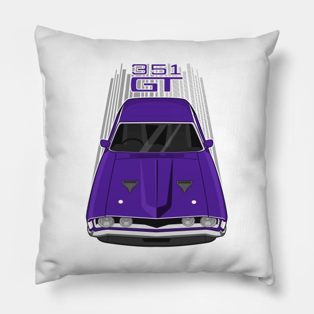 Ford Falcon XA GT 351 - Purple Pillow by V8social