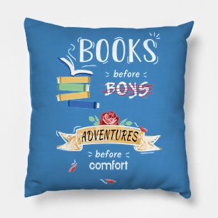 Books & Adventures Pillow