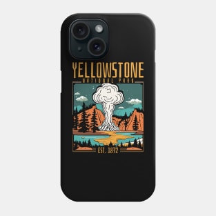 Unveiling Nature's Grandeur: A Journey Through Yellowstone National Park Phone Case