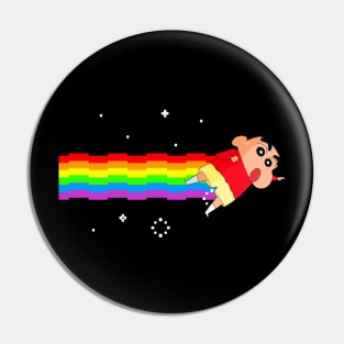 Crayon Shin Chan Nyan Cat Pin