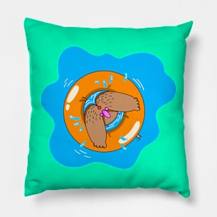 Orange Ring Pillow