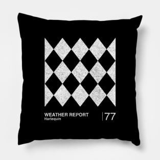 Harlequin / Minimalist Graphic Artwork Fan Design Pillow