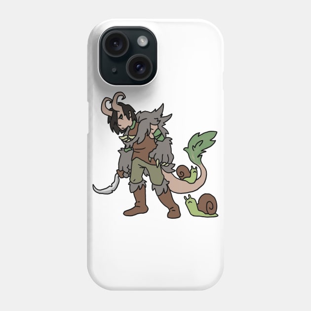 Tiefling Druid Phone Case by NathanBenich