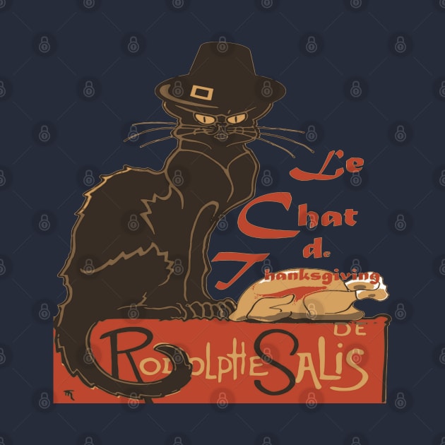 Le Chat De Thanksgiving Holiday Dinner Spoof by taiche