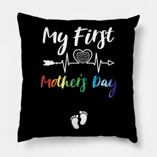 My First Mothers Day father day Pillow