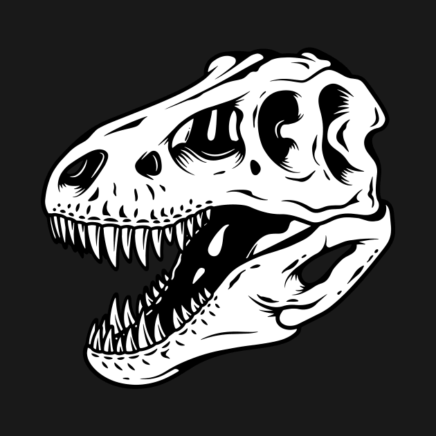 T-Rex Skull by SLAG_Creative