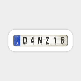 Danzig - License Plate Magnet