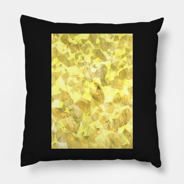 Golden Nugget Texture Pillow by LaurenPatrick