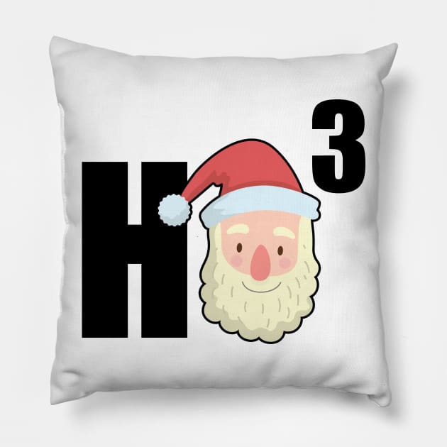 Ho Ho Ho Christmas Funny Pillow by KsuAnn