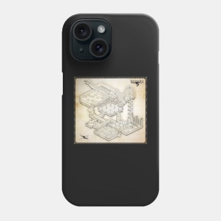 Isometric Dungeon Map Phone Case