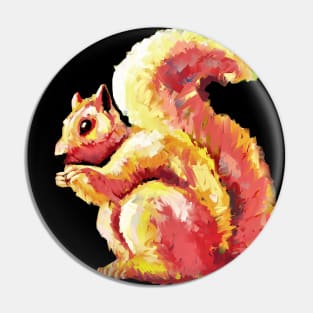 squirrel tee Pin