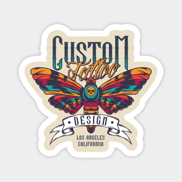 Custom tattoo design Magnet by GoshaDron