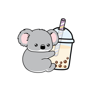 Little Koala Loves Boba! T-Shirt