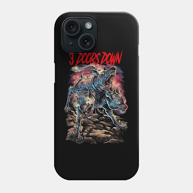 3 DOORS DOWN BAND DESIGN Phone Case by TatangWolf