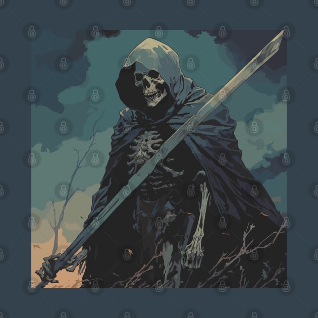 Skeleton Warrior by Ray Crimson