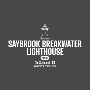 Saybrook Breakwater Lighthouse T-Shirt