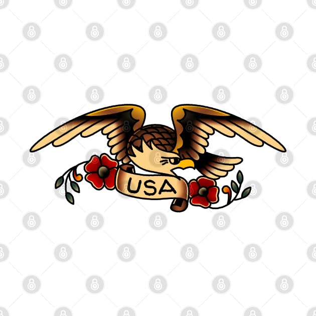 USA Patriotic Eagle by OldSalt