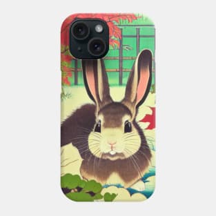 Vintage Save Rabbit Autumn Season Lop Eared Bunny Wild Rabbits Activist Phone Case