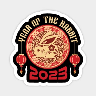 Year of the Rabbit Chinese New Year 2023 Magnet