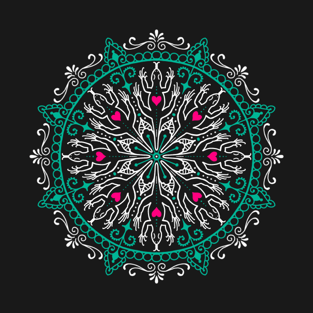 Lizard Mandala by Art by the Lizard Lady