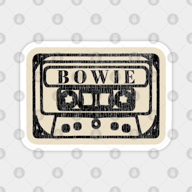 Mr. Bowie cassette Magnet by Scom