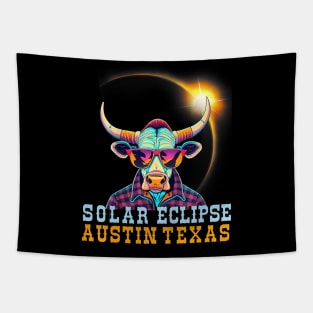 Austin Texas 2024 Solar Eclipse 4.08.24 Total Eclipse Tapestry